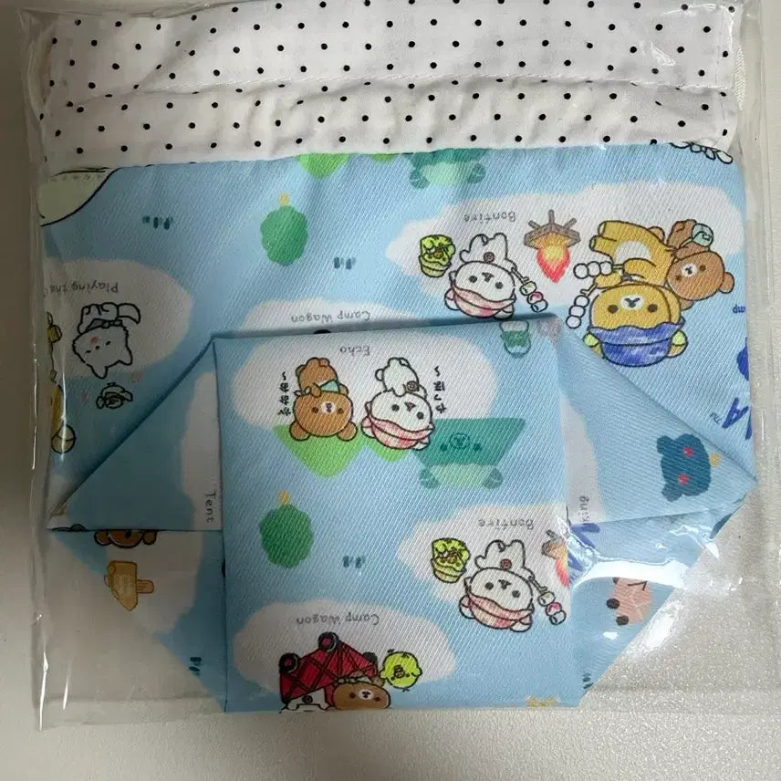 [BUNJANG] Rilakkuma Drawstring Pouch / 라락쿠마 쟁잉 복조리파우치(새상품)