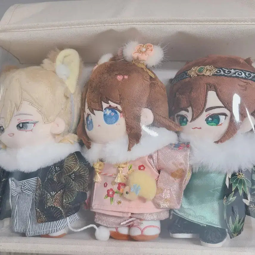 [BUNJANG] Ensemble Stars Kaoru Anzu Madara 20cm Plush Doll Bundle Set / 앙상블스타즈 앙스타 카오루 안즈 마다라 속성 솜인형
