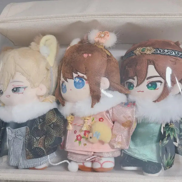 [BUNJANG] Ensemble Stars Kaoru Anzu Madara 20cm Plush Doll Bundle Set / 앙상블스타즈 앙스타 카오루 안즈 마다라 속성 솜인형