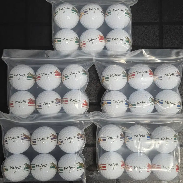 [BUNJANG] Volvik Vista3 A-Grade 3-Piece Stripe Lost Golf Balls (30-Ball Pack) / 볼빅 비스타3 A급 3피스 스트라이프 로스트볼 30구 중고골프공