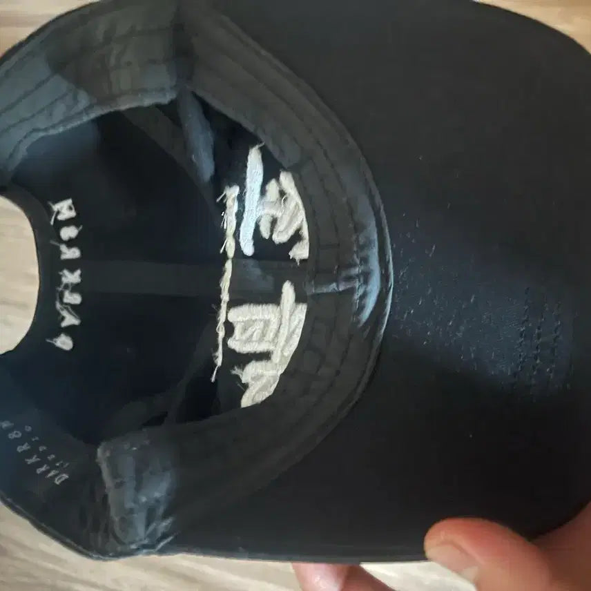 [BUNJANG] Darkroom Upside Down Silver Ball Cap / 다크룸 업사이드다운 실버 볼캡