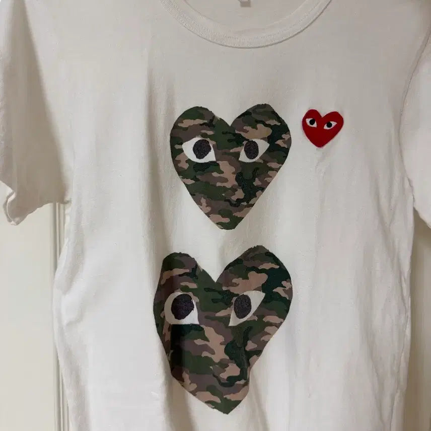 [BUNJANG] Comme des Garçons Camo Short Sleeve T-Shirt / 꼼데가르송 카모반팔