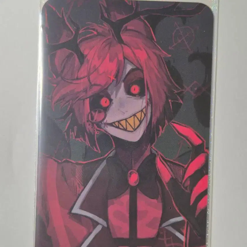 [BUNJANG] Hazbin Hotel Alastor Acrylic Standee, Photocard, and Postcard Set / 해즈빈 호텔 알래스터 아크릴,포카,엽서 양도