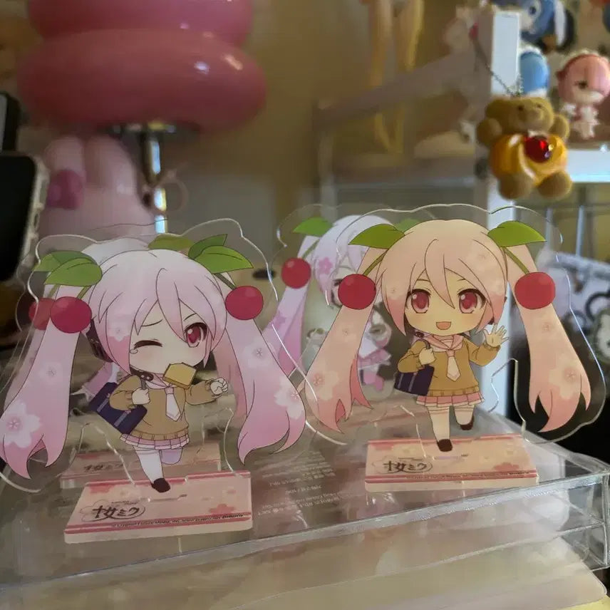 [BUNJANG] Sakura Miku Acrylic Stand 4-Piece Bundle Set / 미쿠 사쿠라 아크릴  4종 일괄