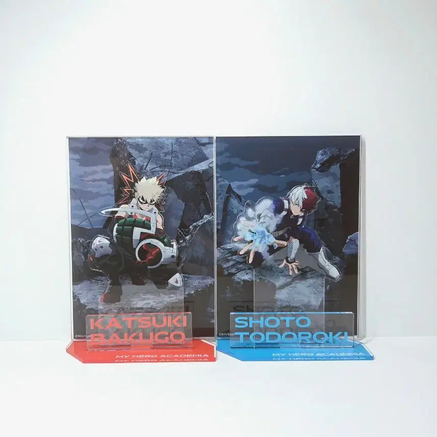 [BUNJANG] Bundle Bakugo Katsuki Todoroki Shoto Acrylic Stand Exhibition Diorama / 일괄 바쿠고 카츠키 토도로키 쇼토 아크릴스탠드 전시회 디오라마