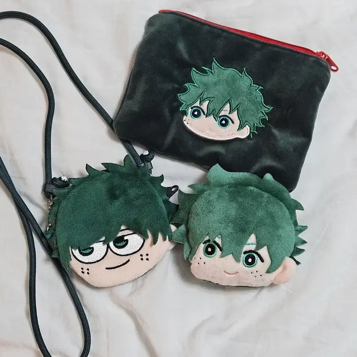 [BUNJANG] My Hero Academia Izuku Midoriya Pouch Bundle Set / 나히아 히로아카 미도리야 파우치 일괄 판매