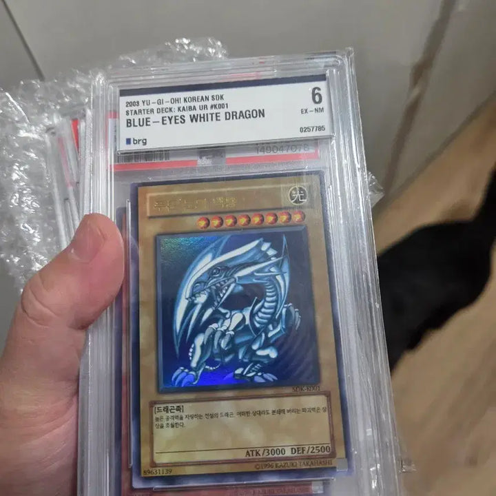 [BUNJANG] Yu-Gi-Oh! Blue-Eyes White Dragon SDK Error Seal Rare Card / [오류판/BRG6] 유희왕 푸른 눈의 백룡 SDK 씰 오류판 희귀