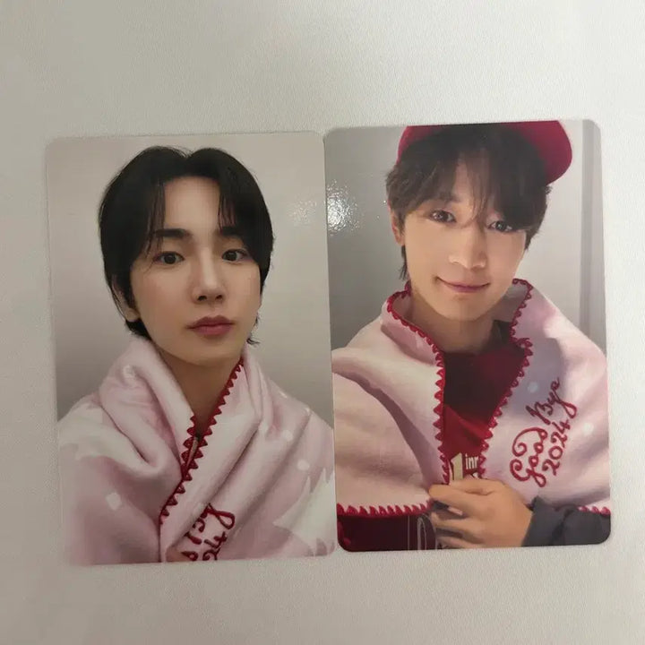 [BUNJANG] SHINee Key Minho Pink Christmas Photocard Bundle Set / 샤이니 키 민호 핑크크리스마스 포카 일괄