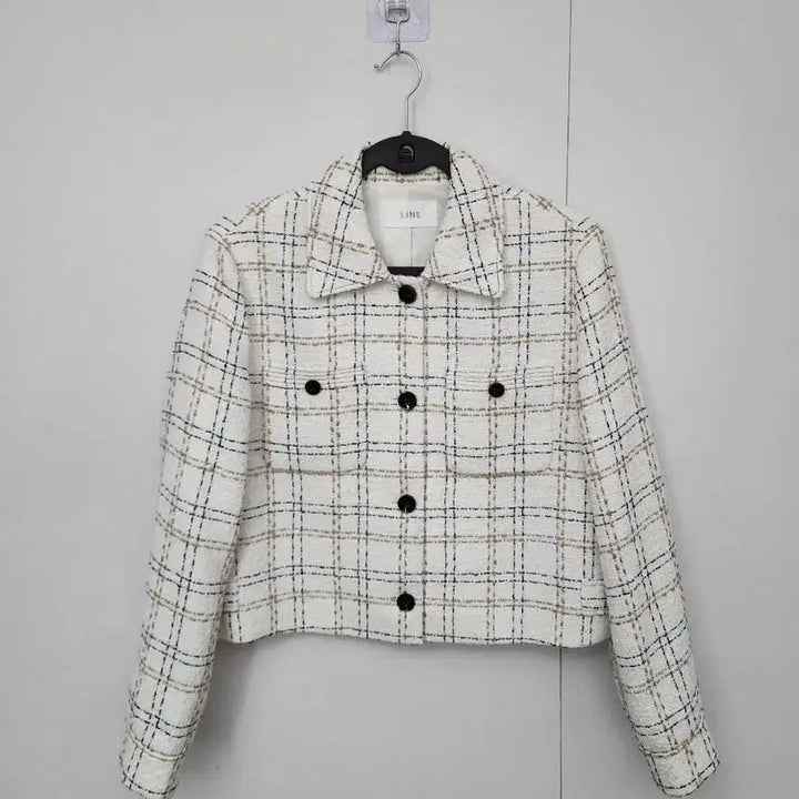 [BUNJANG] LINE Tweed Cropped Jacket / [LINE 라인] 95 66 여 트위드자켓 크롭자켓