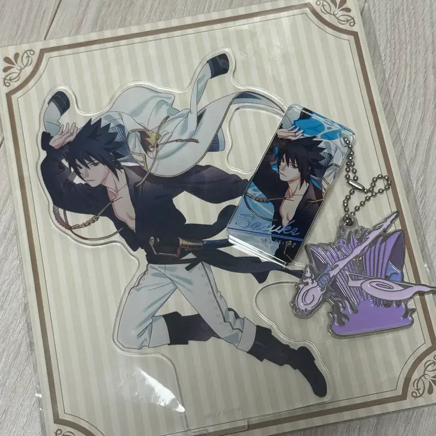 [BUNJANG] Naruto Sasuke Marine Look Acrylic Keyring / 사스케 마린룩 아크릴 키링