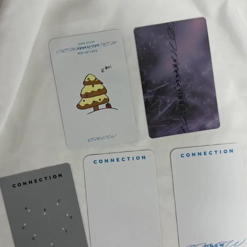 [BUNJANG] SHINee Onew Connection Photocard Bundle Set / 샤이니 온유 커넥션 포카 5종일괄