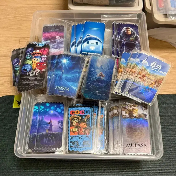 [BUNJANG] Disney Movie Original Ticket Set / 겨울왕국인사이드아웃위시코코루카인어공주무파사고장난론버즈오리지널티켓디즈니오티