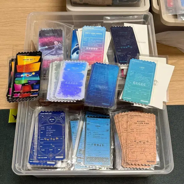 [BUNJANG] Disney Movie Original Ticket Set / 겨울왕국인사이드아웃위시코코루카인어공주무파사고장난론버즈오리지널티켓디즈니오티
