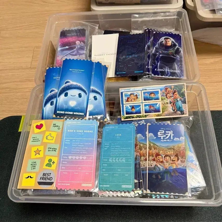 [BUNJANG] Disney Movie Original Ticket Set / 겨울왕국인사이드아웃위시코코루카인어공주무파사고장난론버즈오리지널티켓디즈니오티