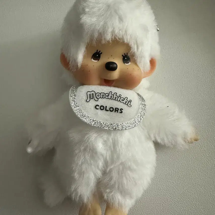 [BUNJANG] White Monchhichi Doll / 화이트 몬치치 인형