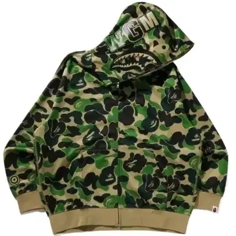 [BUNJANG] BAPE ABC Camo Shark Full Zip Hoodie M / [새상품] 베이프 ABC 카모 샤크 후드 집업 M 판매/교신