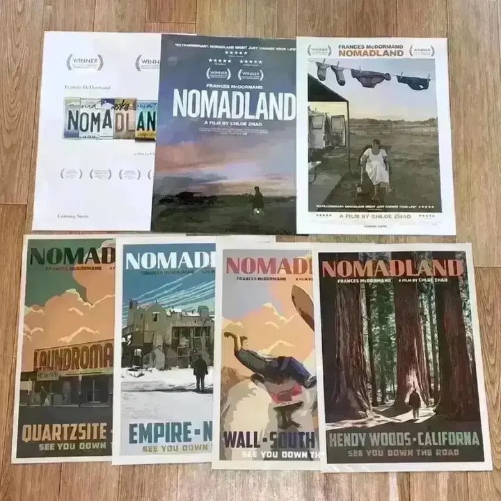 [BUNJANG] Nomadland Original Book (First Edition Limited Film Poster Special Edition) with Live Talk Postcard / 노매드랜드 원작 도서(초판한정 영화포스터 특별판)노마드랜드 라이브톡 엽서