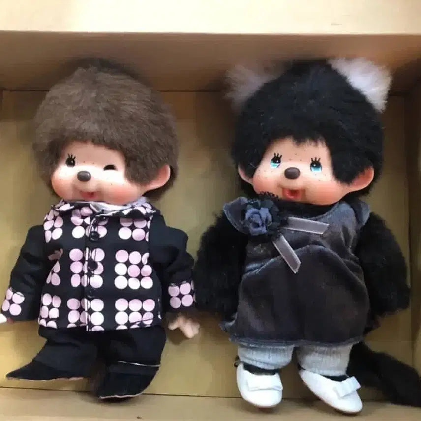 [BUNJANG] Classic Monchhichi Every Little Thing Limited Edition Couple Set / 고전 몬치치 Every Little Thing 한정 커플 세트 정품