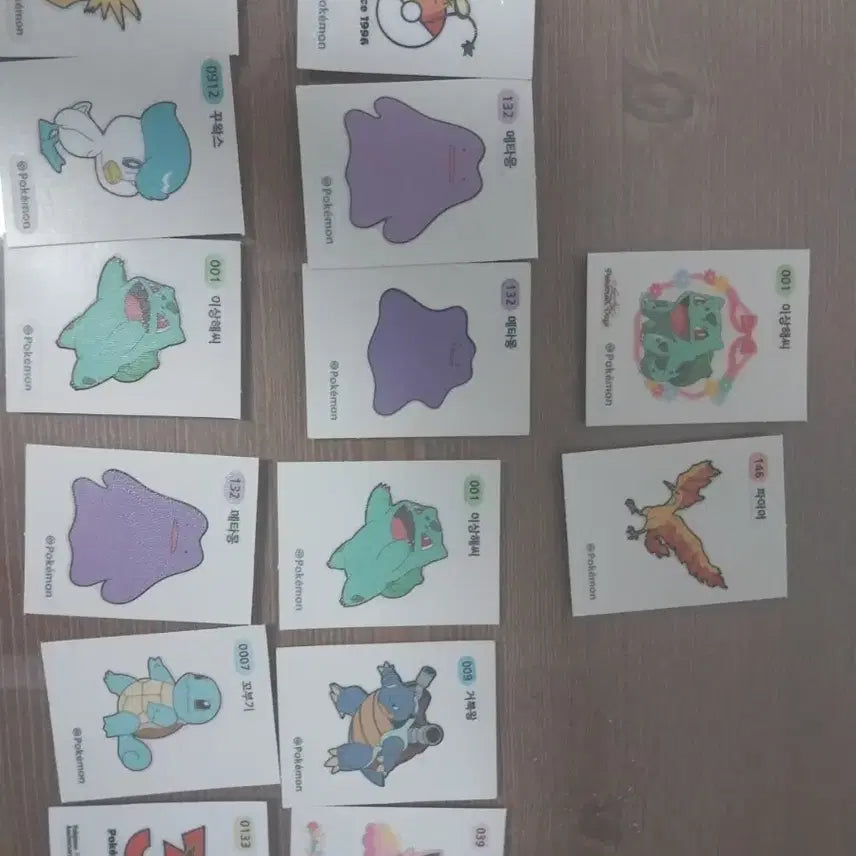 [BUNJANG] Pokemon Stickers Assorted for Sale / 포켓몬 띠부씰 다종 판매
