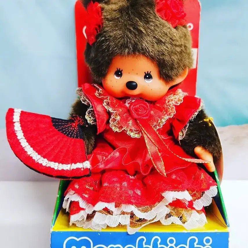 [BUNJANG] Vintage Monchhichi Spanish Princess Doll / 고전 몬치치 스페인 공주 정품