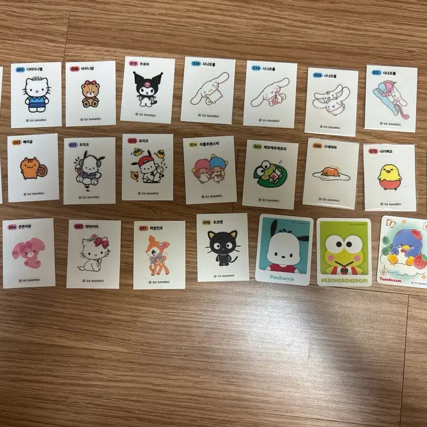 [BUNJANG] Sanrio Stickers Bundle Set / 산리오 띠부씰 일괄 판매