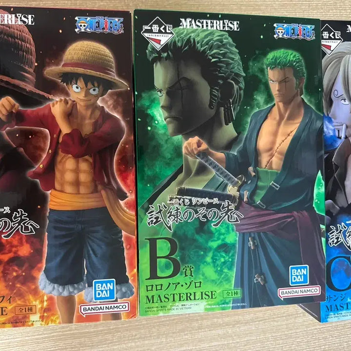 [BUNJANG] Ichiban Kuji One Piece Luffy, Zoro, Sanji Figure Set / (ABC상) 이치방쿠지 원피스 시련을 넘어 루피 조로 상디
