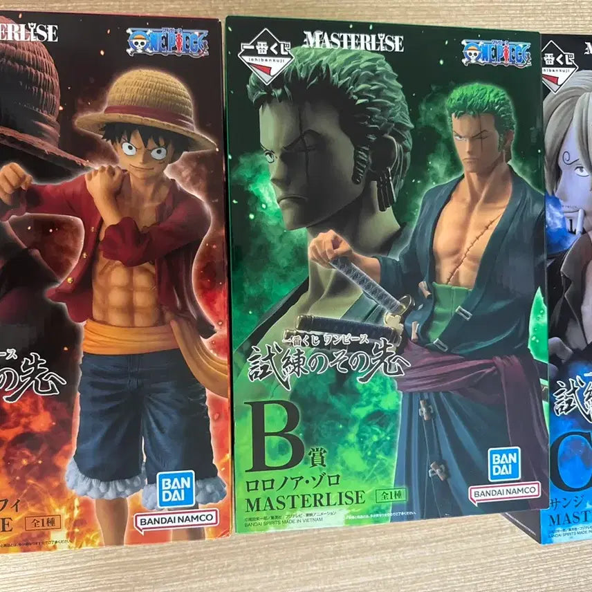 [BUNJANG] Ichiban Kuji One Piece Luffy, Zoro, Sanji Figure Set / (ABC상) 이치방쿠지 원피스 시련을 넘어 루피 조로 상디
