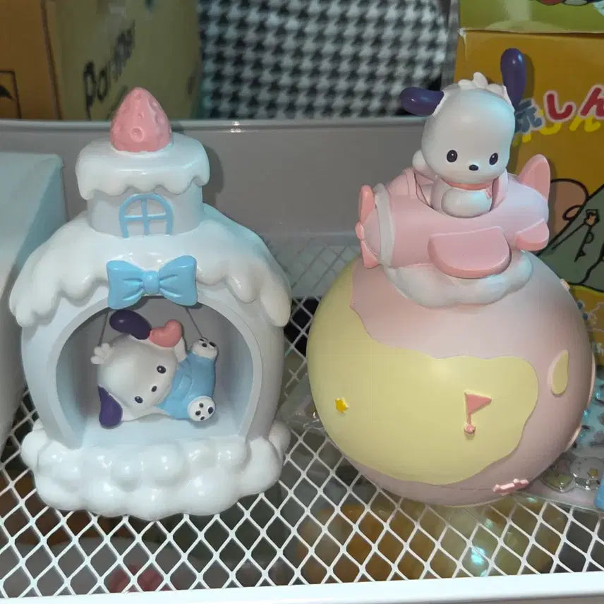 [BUNJANG] Sanrio Pochacco Mood Lamp Coin Bank Bundle Set / 일괄 가격) 산리오 포차코 무드등 저금통 굿즈 일괄