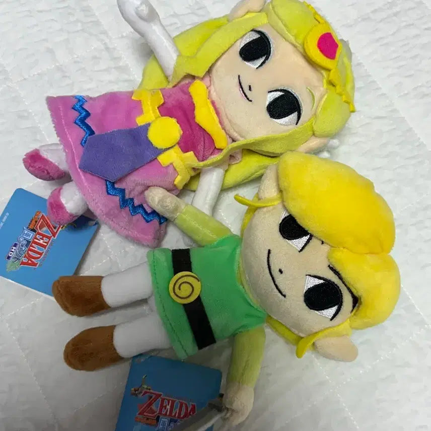 [BUNJANG] The Legend of Zelda Toon Link &amp; Zelda Plush Bundle / (정품) 젤다의 전설  툰 링크, 젤다 인형 일괄 판매합니다!