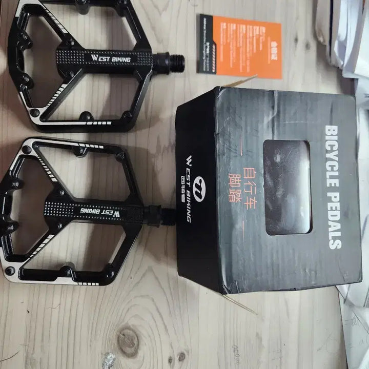 [BUNJANG] West Viking Aluminum Flat Pedals Silver / 웨스트 바이킹 알류미늄 평페달 실버