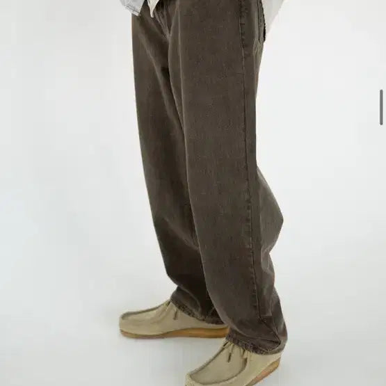 [BUNJANG] DinDinDin Relaxed Fit Jeans - Brown (Size M) / [미사용]디네댓 릴렉스 진 M