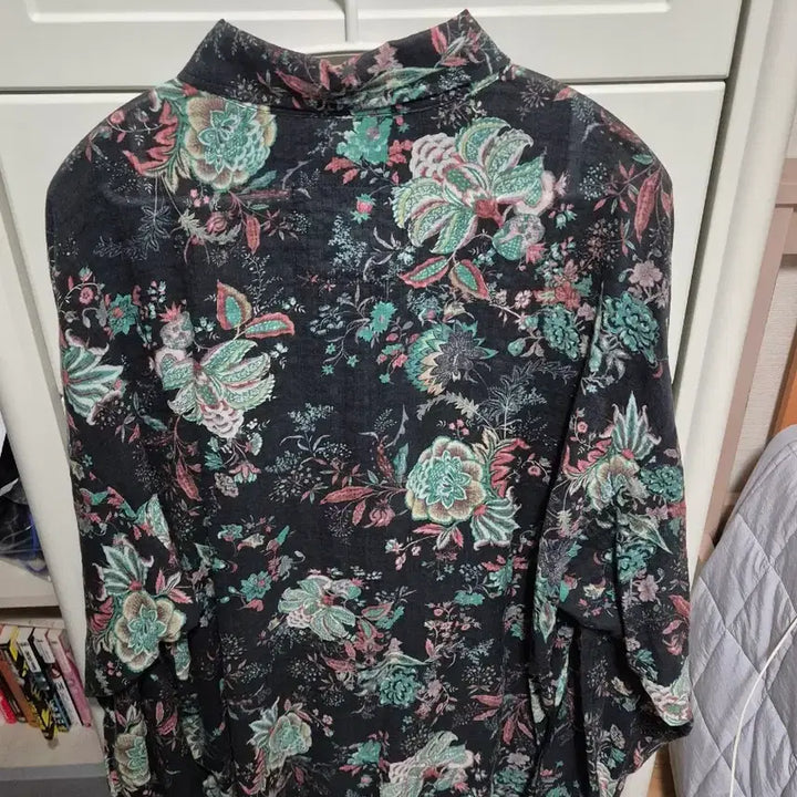 [BUNJANG] A Nothing Vintage Flower Drop-Shoulder Shirt / 어낫띵 VINTAGE FLOWER DROP-SHOULDER SHIRT