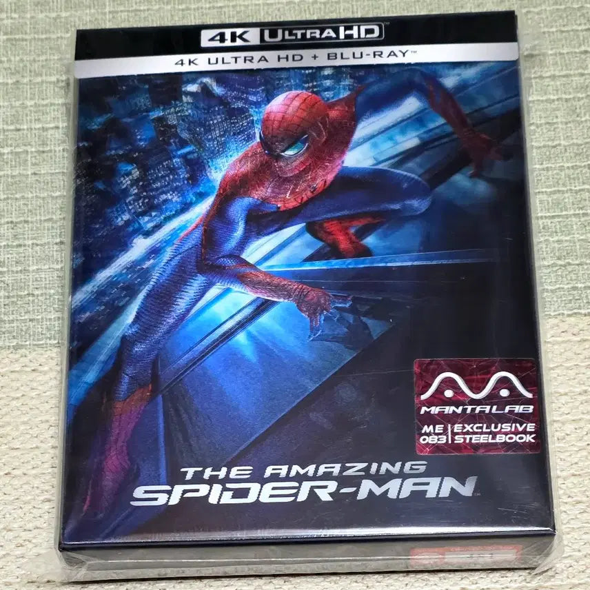 [BUNJANG] Manta Lab Amazing Spider-Man 1 &amp; 2 4K Limited Edition Steelbook Blu-ray / 만타랩 어메이징 스파이더맨 1,2 4K 더블렌티 한정판 스틸북 블루레이