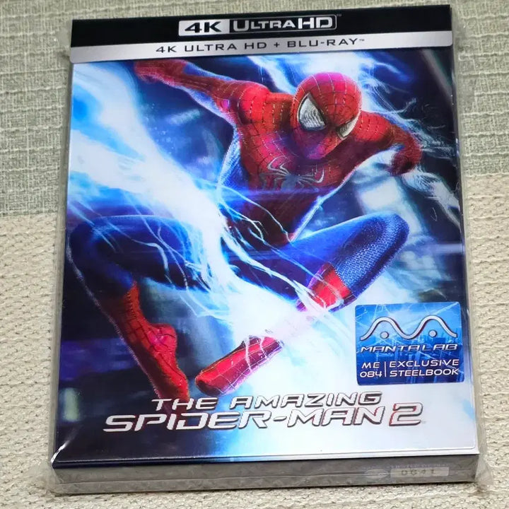 [BUNJANG] Manta Lab Amazing Spider-Man 1 &amp; 2 4K Limited Edition Steelbook Blu-ray / 만타랩 어메이징 스파이더맨 1,2 4K 더블렌티 한정판 스틸북 블루레이