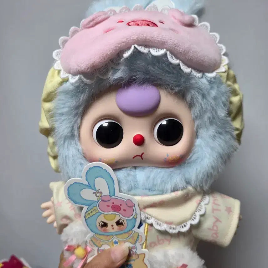 [BUNJANG] 400 Size Baby Three Doll Pink Sleep Mask / 400사이즈 베이비쓰리