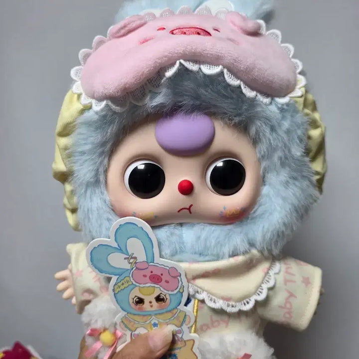 [BUNJANG] 400 Size Baby Three Doll Pink Sleep Mask / 400사이즈 베이비쓰리