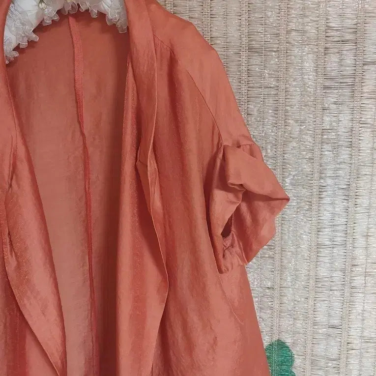 [BUNJANG] Orange Linen Shirt / 오렌지 색상 셔츠