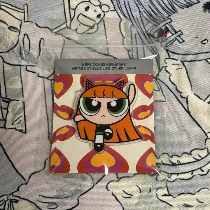 [BUNJANG] NewJeans Powerpuff Girls Haerin Griptok / 뉴진스 파워퍼프걸 해린 그립톡