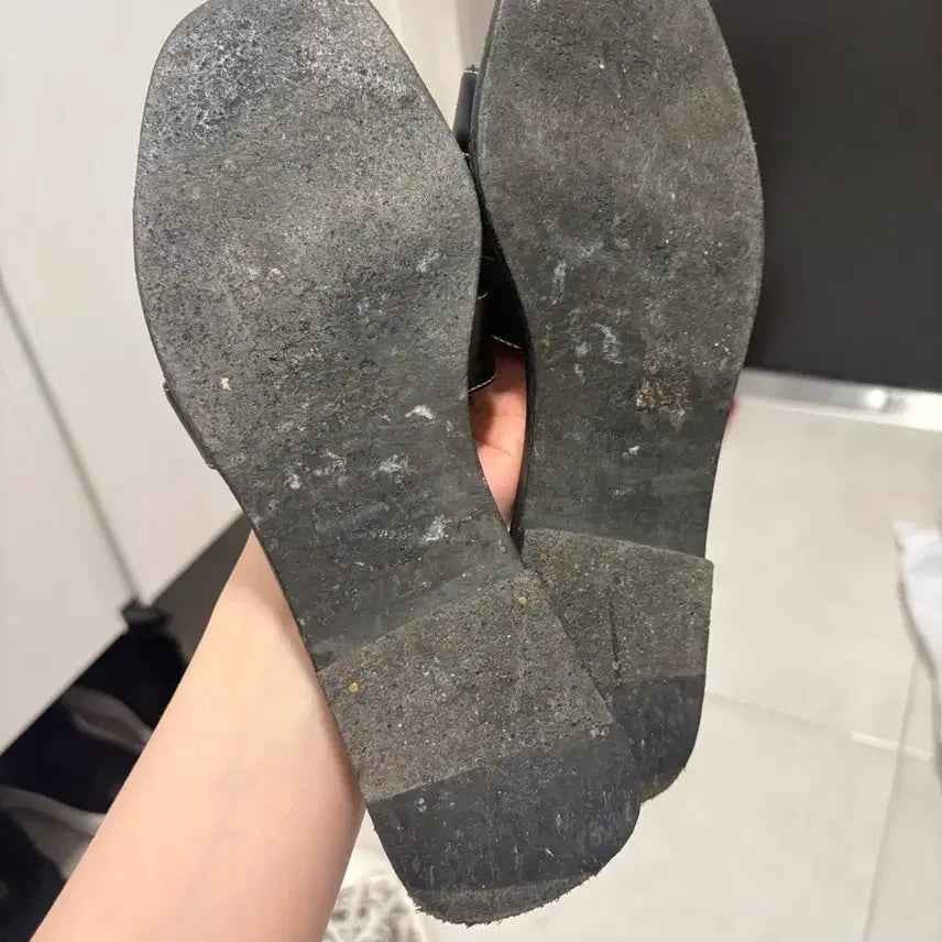 [BUNJANG] Hermes Oran Sandals Black / 에르메스 오란 샌들 블랙