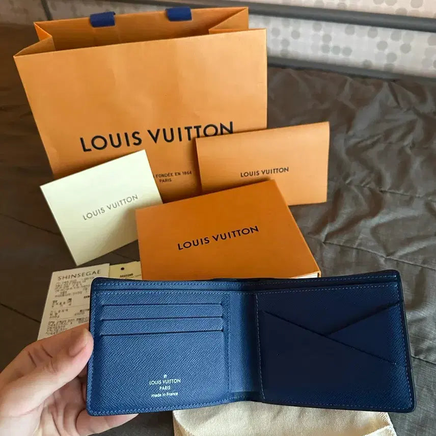 [BUNJANG] Louis Vuitton Taigarama Monogram Bifold Wallet Full Set / 루이비통 타이가라마 모노그램 반지갑 풀구성품