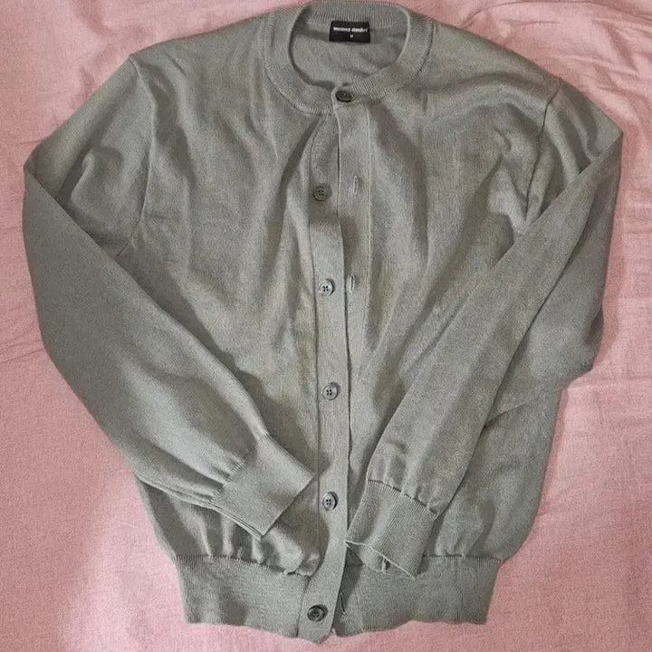 [BUNJANG] Musinsa Standard Light Khaki Cardigan / 무신사스탠다드 라이트카키 가디건