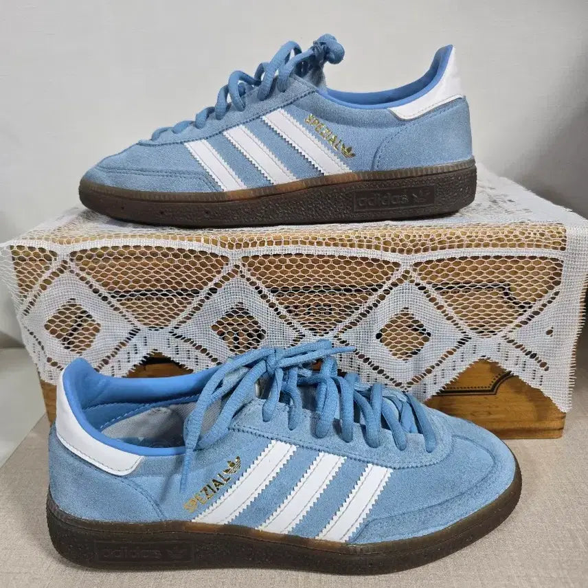 [BUNJANG] Adidas Spezial Handball Light Blue Sneakers - Size 230 / 아디다스 스페지알 핸드볼 라이트블루 색상 230 사이즈