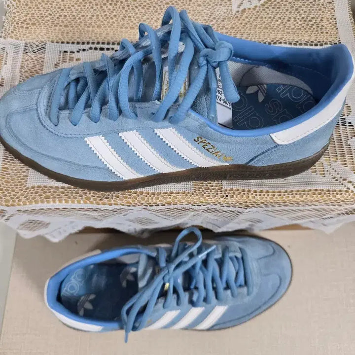 [BUNJANG] Adidas Spezial Handball Light Blue Sneakers - Size 230 / 아디다스 스페지알 핸드볼 라이트블루 색상 230 사이즈