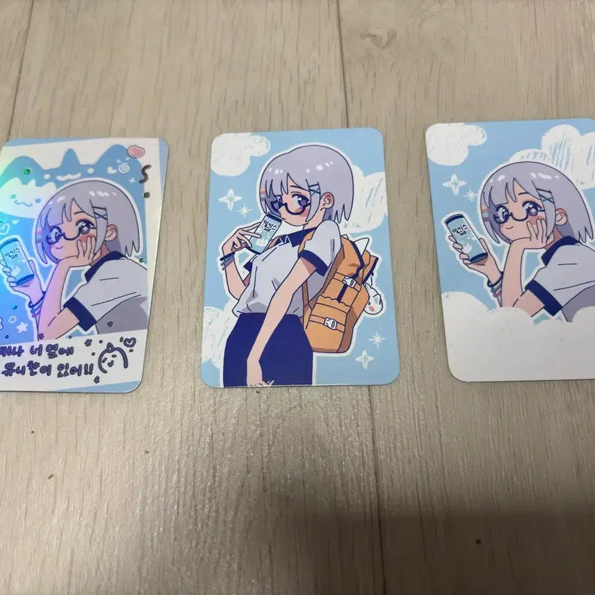 [BUNJANG] Stellive Milkyis Zero Ayatsuno Yuni Special Card Set / 스텔라이브 밀키스 제로 아야츠노 유니 스페셜 카드(일반 두 장 포함)