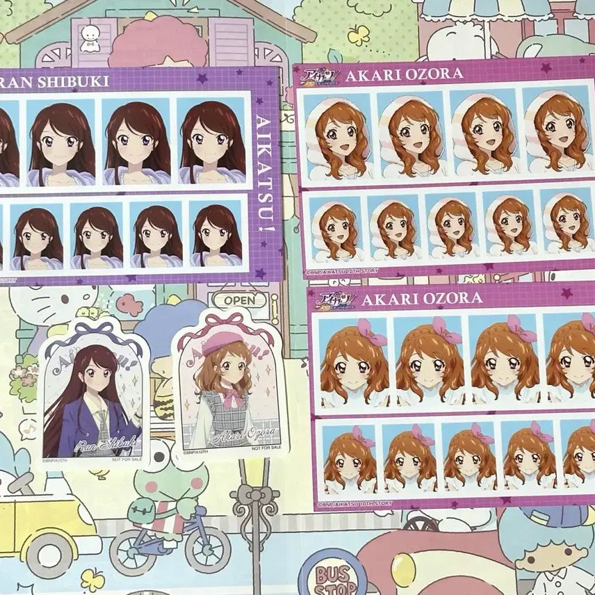 [BUNJANG] Aikatsu! R2 Akari Borahaneul Photocard / 아이카츠 증명사진관 증명사진 아이엠스타 란 아카리 보라 하늘