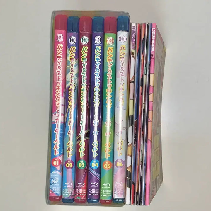 [BUNJANG] Panty &amp; Stocking with Garterbelt Blu-ray Magazine Sticker Full Set / 팬스가 블루레이 매거진 스티커 풀세트 dvd 팬티&amp;스타킹with가터벨트