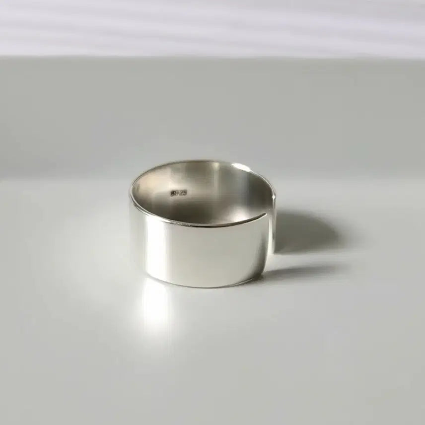 [SOLD OUT] 순은. S925넓은 은반지. 체인체인 반지 / 실버 평반지 2종