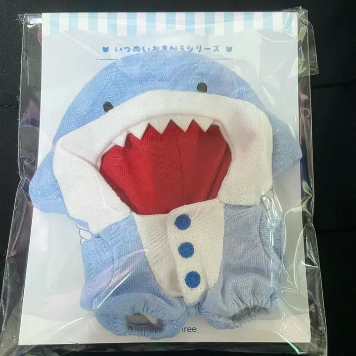 [BUNJANG] Pattythree Starry Dreams Shark Plush Costume / 패티쓰리 pattythree 앙스타 곰누이(이츠누이) 상어 누이옷 인형옷