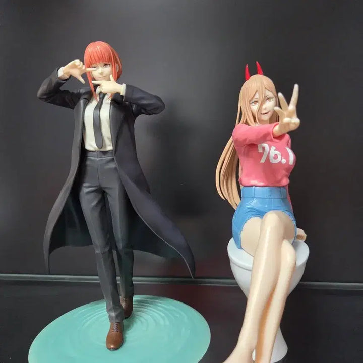 [BUNJANG] Chainsaw Man Makima &amp; Power Figure Set / 체인소맨 마키마, 파워 피규어 판매