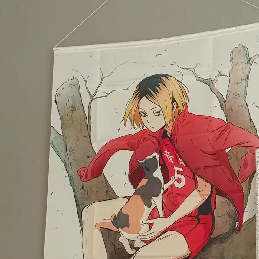 [BUNJANG] Haikyuu!! Kozume Kenma 100cm Barefoot Tapestry / 하이큐 켄마 100cm 맨발 테피스트리 팔아요